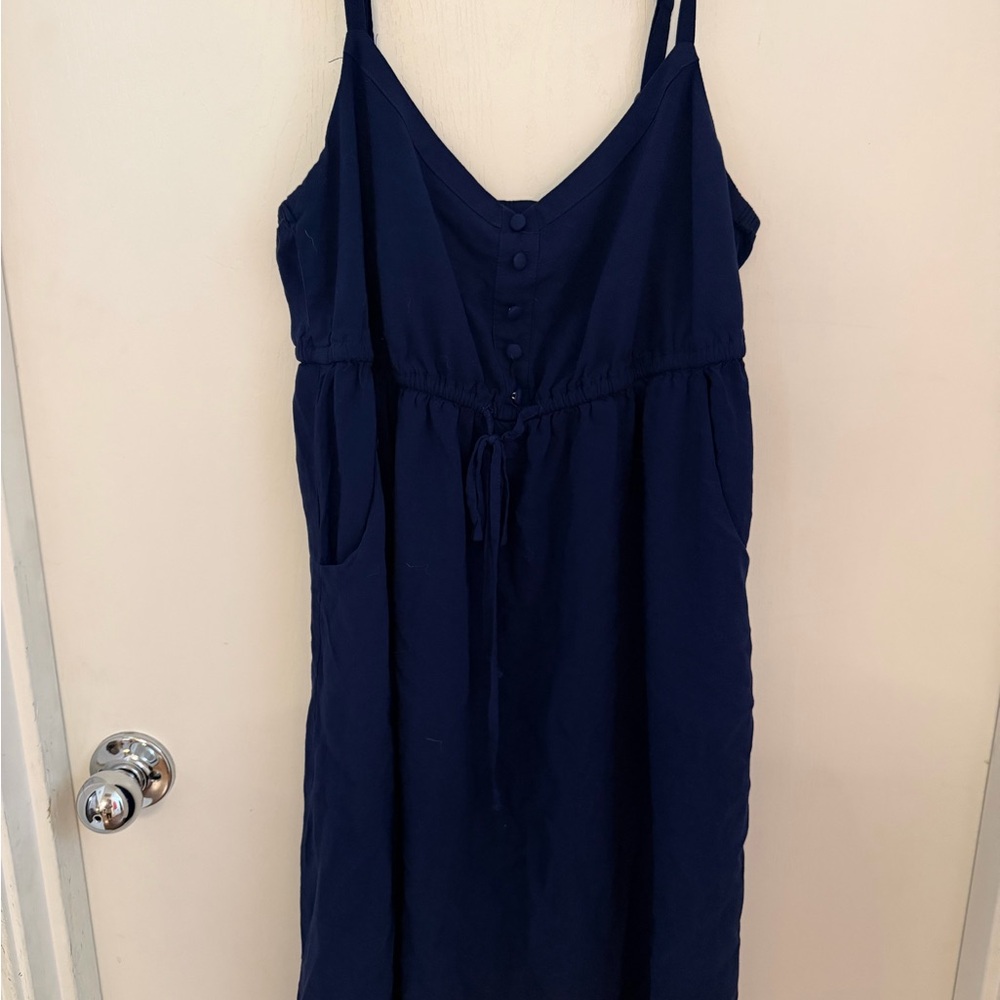 Torrid Deep Blue Buttoned Top